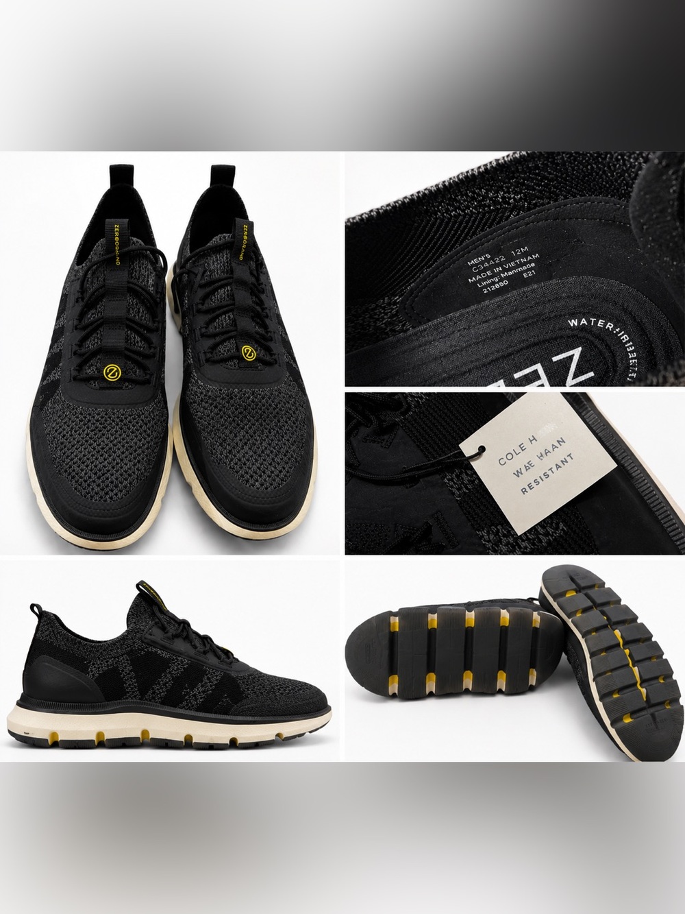Cole Haan ZERØGRAND Waterproof Shoes – Brand New